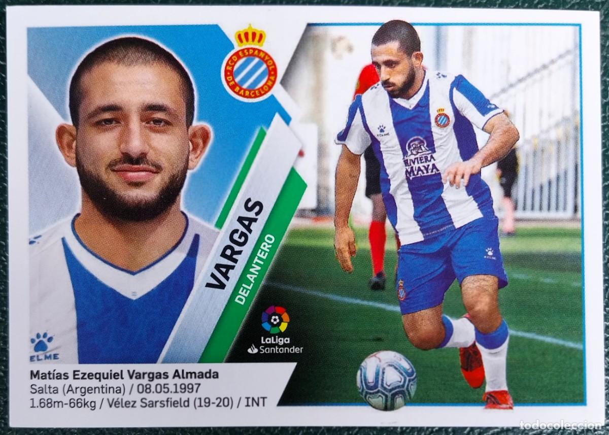 Cromos de f&uacute;tbol: 25 VARGAS RCD ESPANYOL ULTIMOS FICHAJES CROMOS ALBUM EDICIONES ESTE 2019 2020 19 20