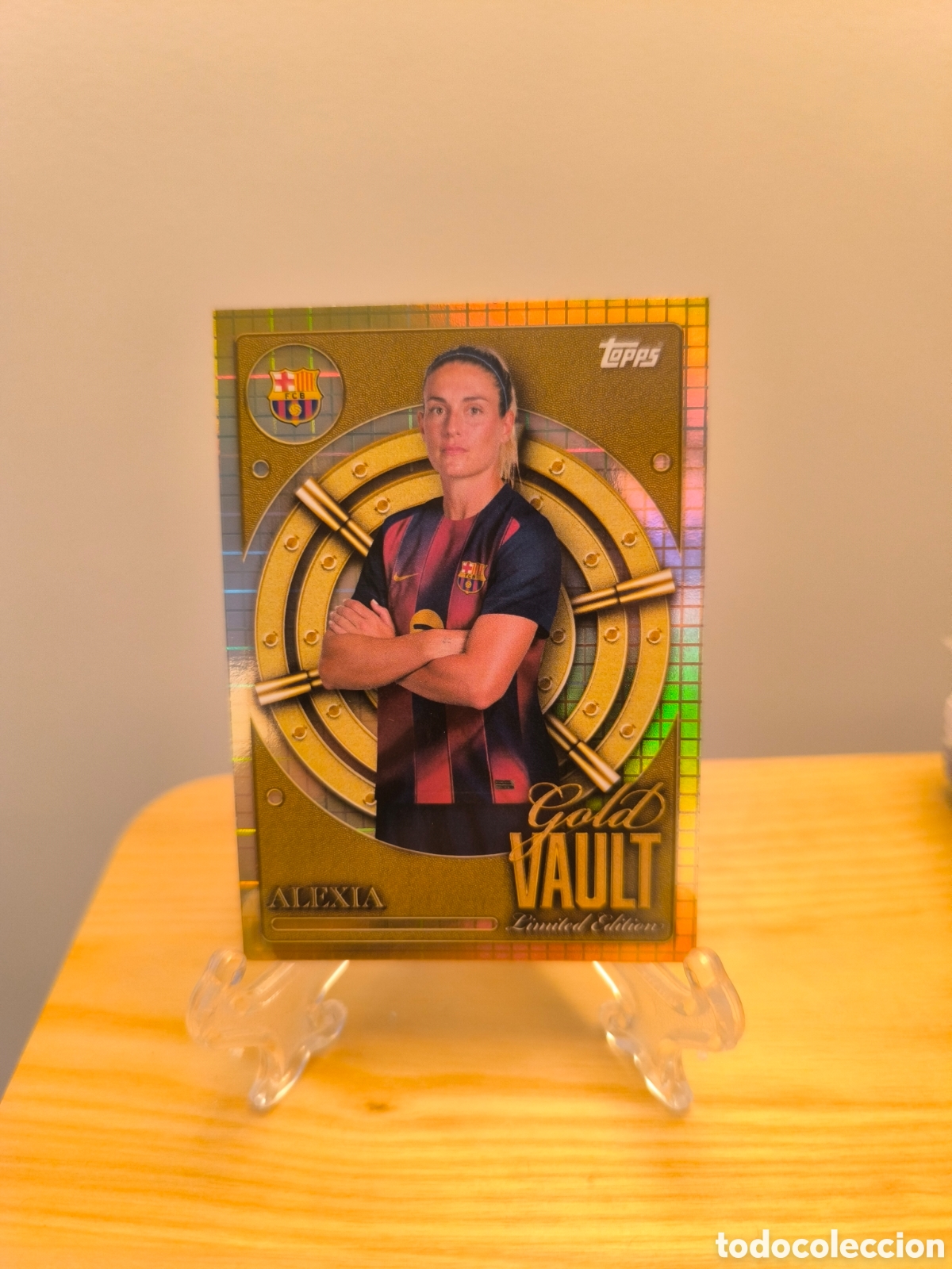 Cromos de f&uacute;tbol: Alexia Putellas Topps GOLD VAULT Limited Edition Barcelona
