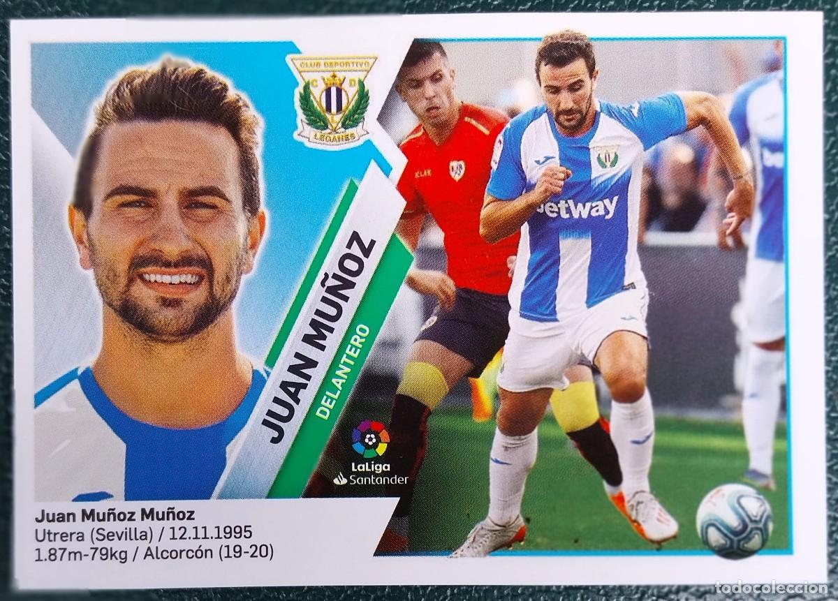Cromos de f&uacute;tbol: 29 JUAN MU&Ntilde;OZ CD LEGANES ULTIMOS FICHAJES CROMOS ALBUM EDICIONES ESTE 2019 2020 19 20