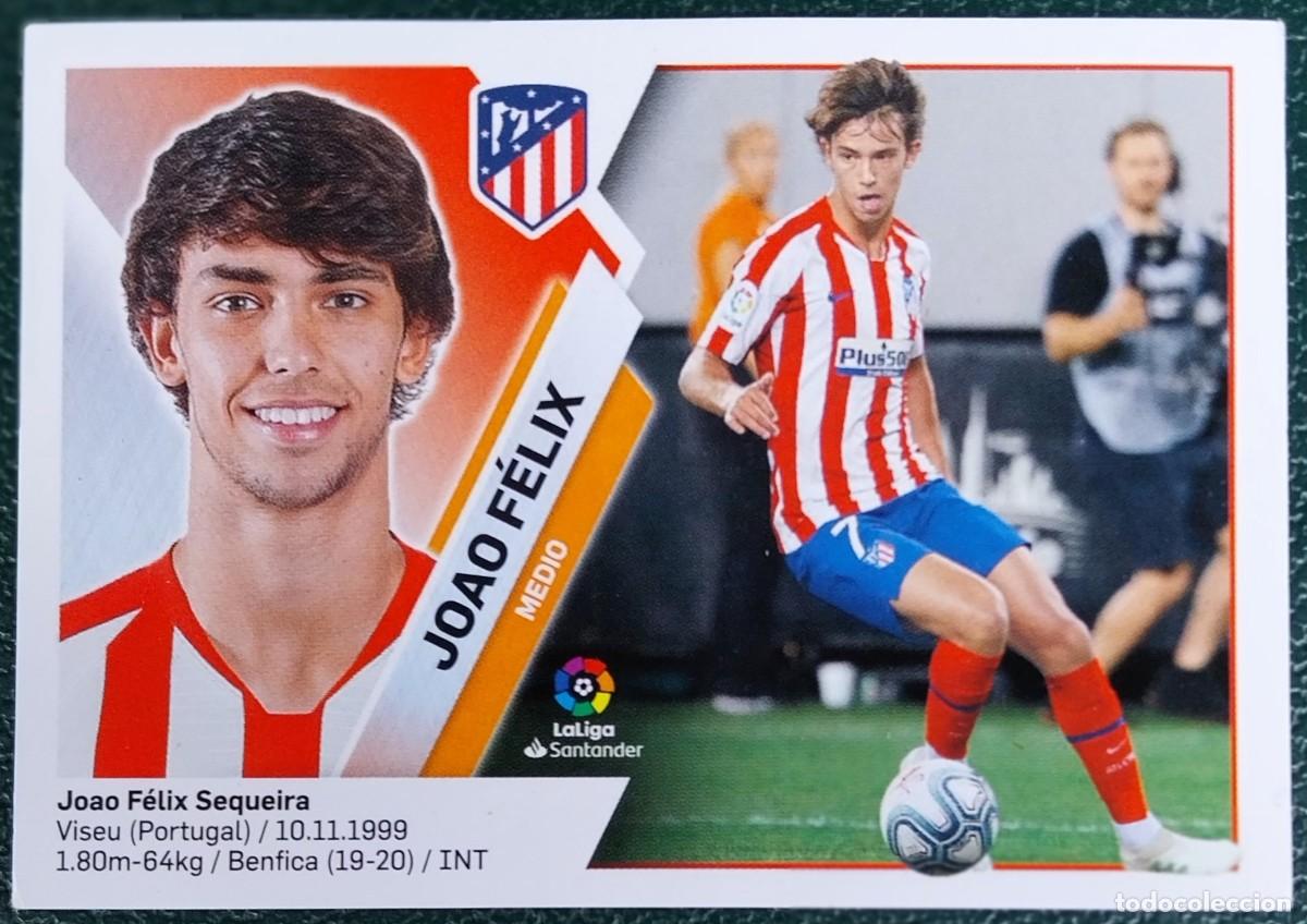 Cromos de f&uacute;tbol: 30 JOAO FELIX ATLETICO DE MADRID ULTIMOS FICHAJES CROMOS ALBUM EDICIONES ESTE 2019 2020 19 20