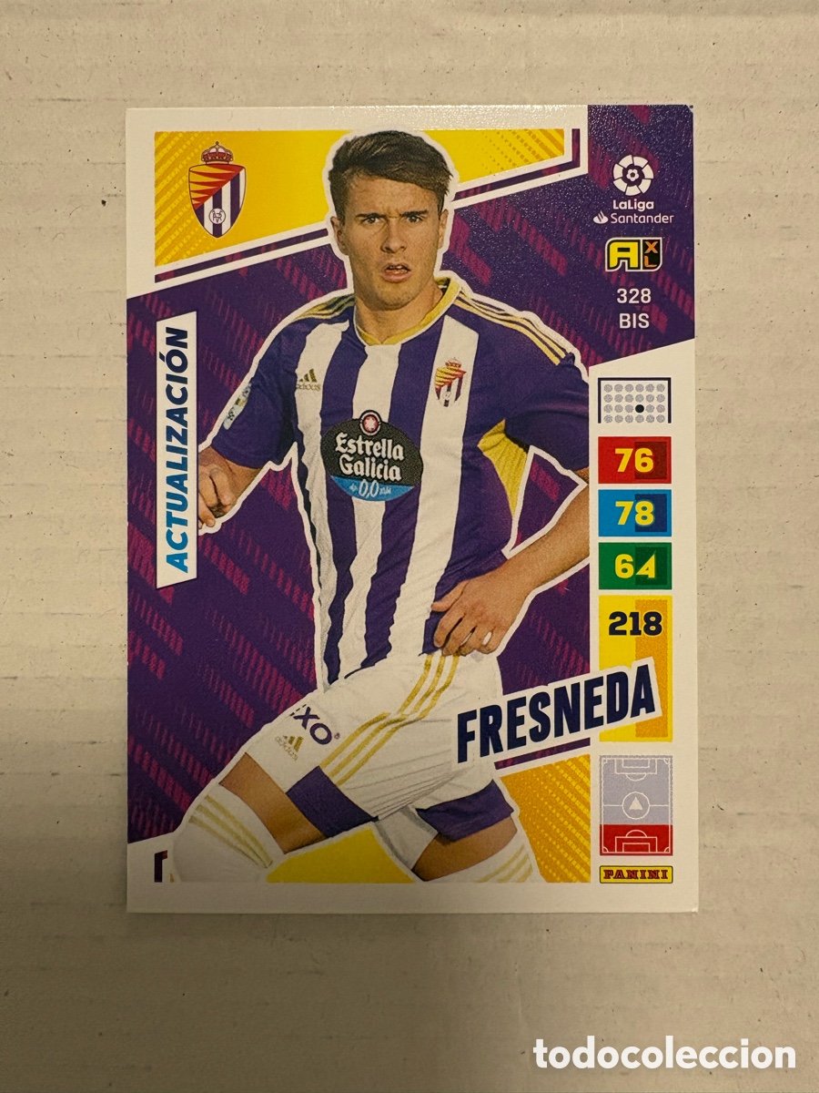 Cromos de Futebol: FRESNEDA ACTUALIZACION #328 BIS VALLADOLID 2022-23 CROMO ADRENALYN XL LIGA 22/23
