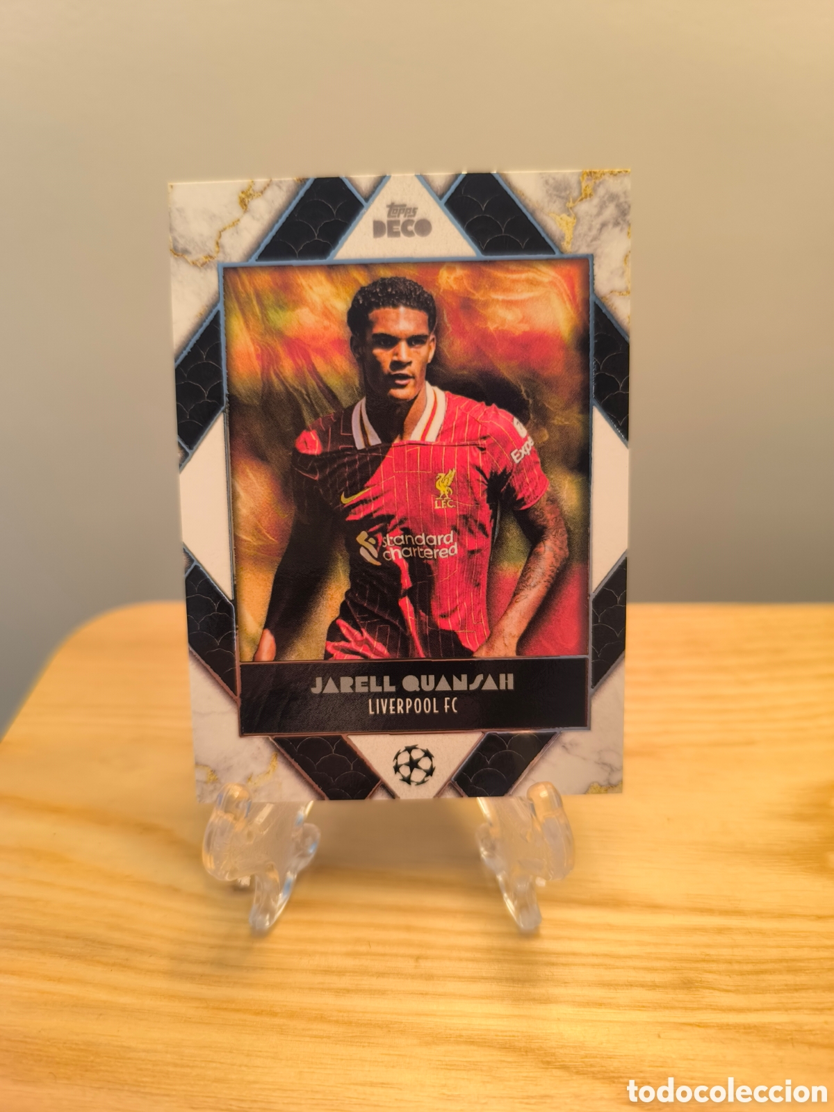 Cromos de f&uacute;tbol: Jarell Quansah Topps DECO Liverpool