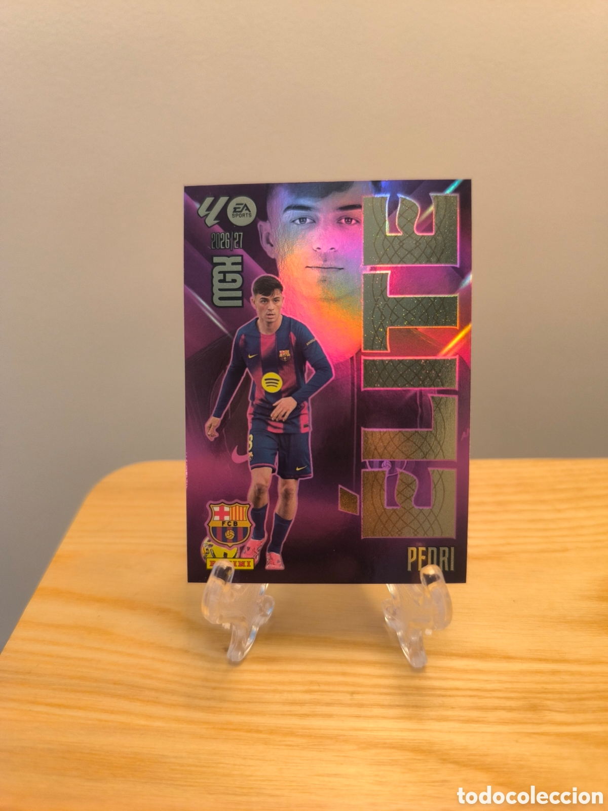 Cromos de f&uacute;tbol: Pedri megacracks 2026-27 ELITE Barcelona