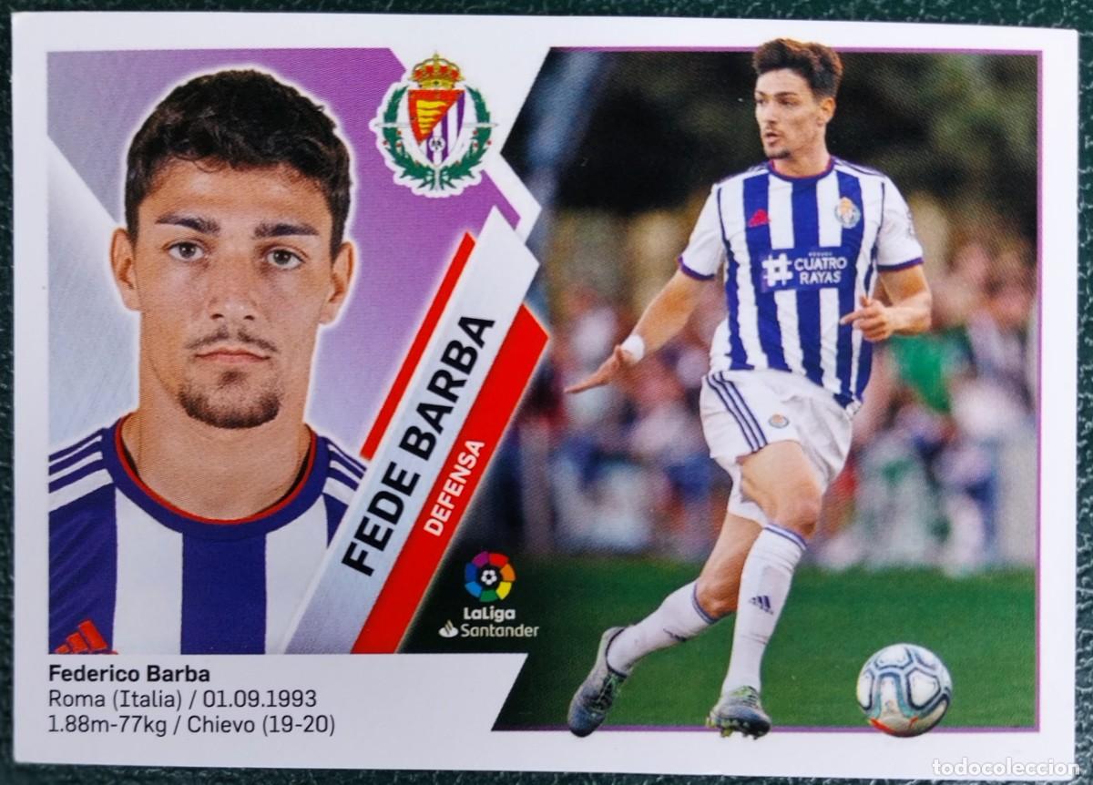 Cromos de f&uacute;tbol: 41 FEDE BARBA REAL VALLADOLID ULTIMOS FICHAJES CROMOS ALBUM EDICIONES ESTE 2019 2020 19 20