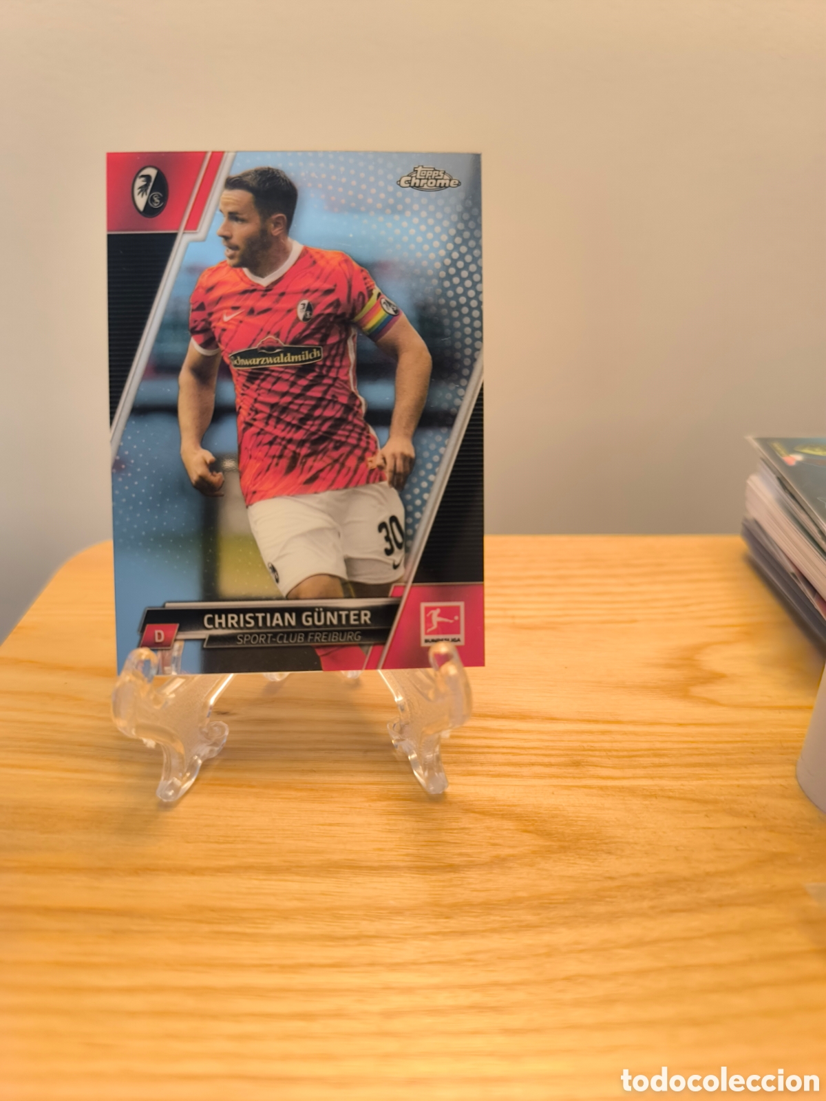 Cromos de f&uacute;tbol: Christian G&uuml;nter Topps Chrome Bundesliga