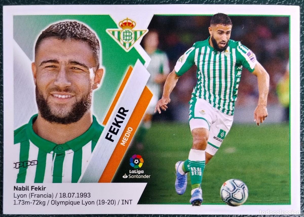 Cromos de f&uacute;tbol: 46 FEKIR REAL BETIS ULTIMOS FICHAJES CROMOS ALBUM EDICIONES ESTE 2019 2020 19 20