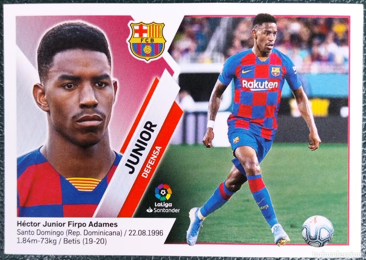 Cromos de f&uacute;tbol: 48 JUNIOR FC BARCELONA ULTIMOS FICHAJES CROMOS ALBUM EDICIONES ESTE 2019 2020 19 20