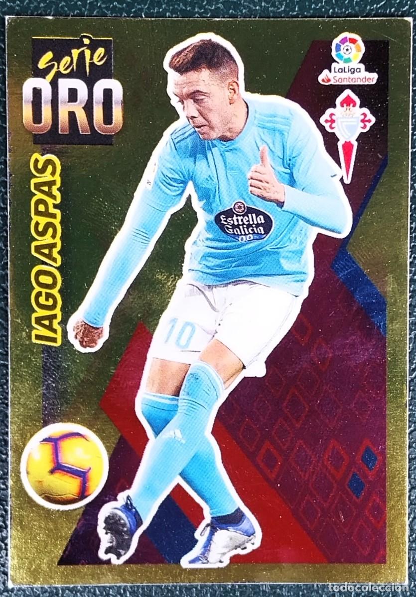 Cromos de f&uacute;tbol: 2 IAGO ASPAS CELTA DE VIGO SERIE ORO CROMOS ALBUM EDICIONES ESTE 2019 2020 19 20