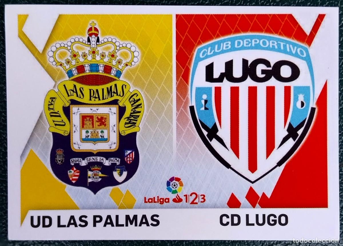 Cromos de f&uacute;tbol: 6 UD LAS PALMAS / CD LUGO ESCUDOS CROMOS ALBUM EDICIONES ESTE 2019 2020 19 20