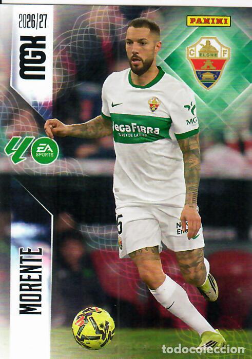 Cromos de f&uacute;tbol: STICKER PANINI MEGACRACKS 26 27 - MGK 158 - MORENTE - ELCHE