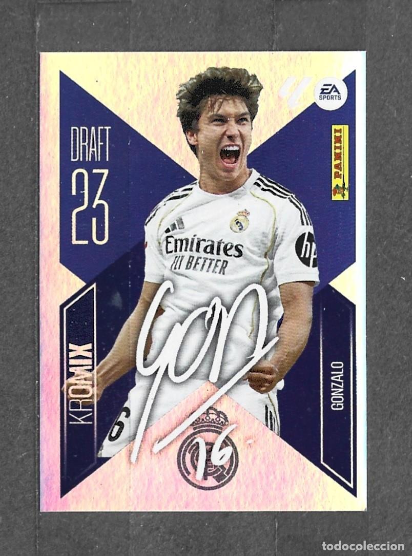 Cromos de f&uacute;tbol: Liga este 26/27 - Gonzalo - N&ordm; K9 - Real Madrid - ( Kromix )