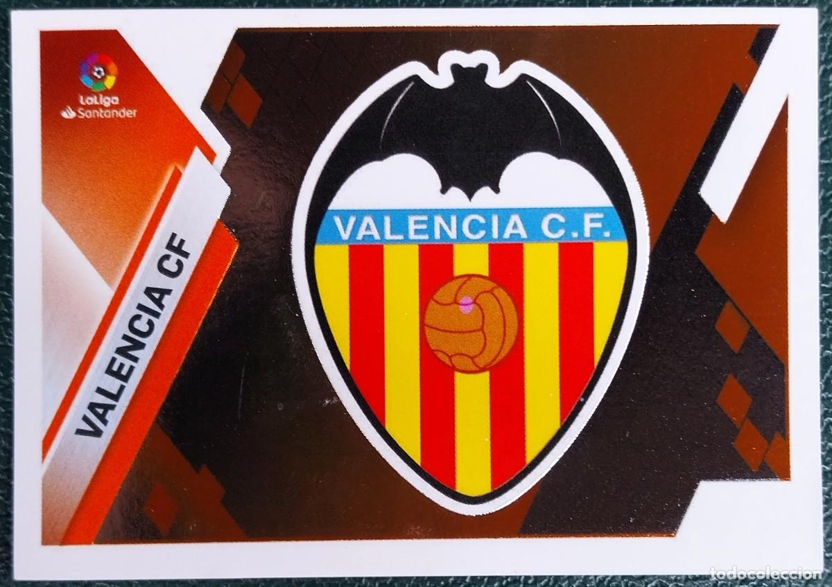Cromos de f&uacute;tbol: 35 ESCUDO VALENCIA CF ESCUDOS / ENTRENADORES CROMOS ALBUM EDICIONES ESTE 2019 2020 19 20