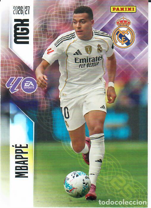 Football Stickers: TRADING CARD PANINI MEGACRACKS 26 27 - MGK 232 - MBAPP&Eacute; - REAL MADRID