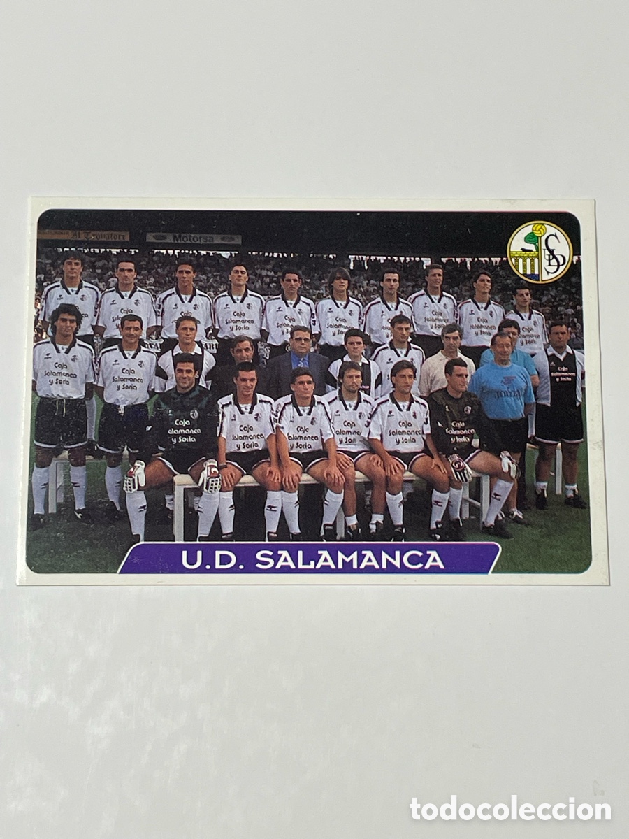 Cromos de f&uacute;tbol: Plantilla Salamanca 95/96 Mundicromo #379