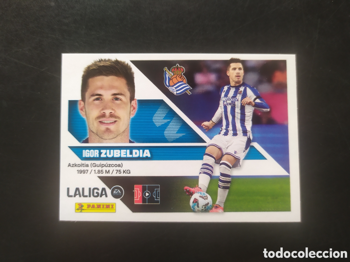 Cromos de f&uacute;tbol: Liga este 2026 2027 26 27 panini Zubeldia n&deg; 6 Real Sociedad