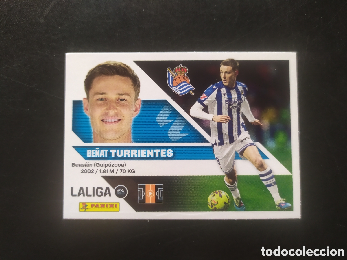 Cromos de f&uacute;tbol: Liga este 2026 2027 26 27 panini Turrientes n&deg; 12 Real Sociedad
