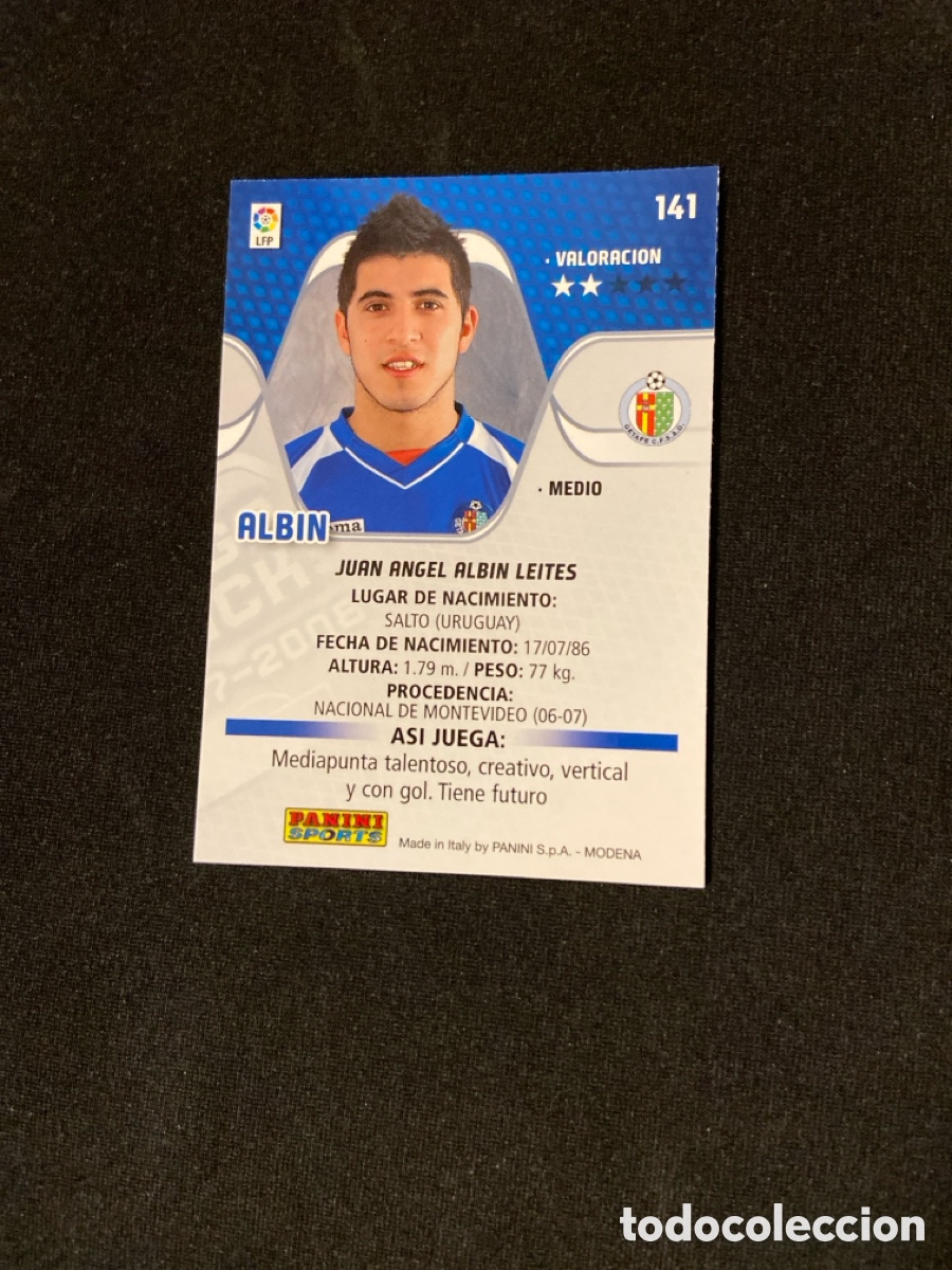 Cromos de f&uacute;tbol: ALBIN 141 (GETAFE) MEGA - Foto 2