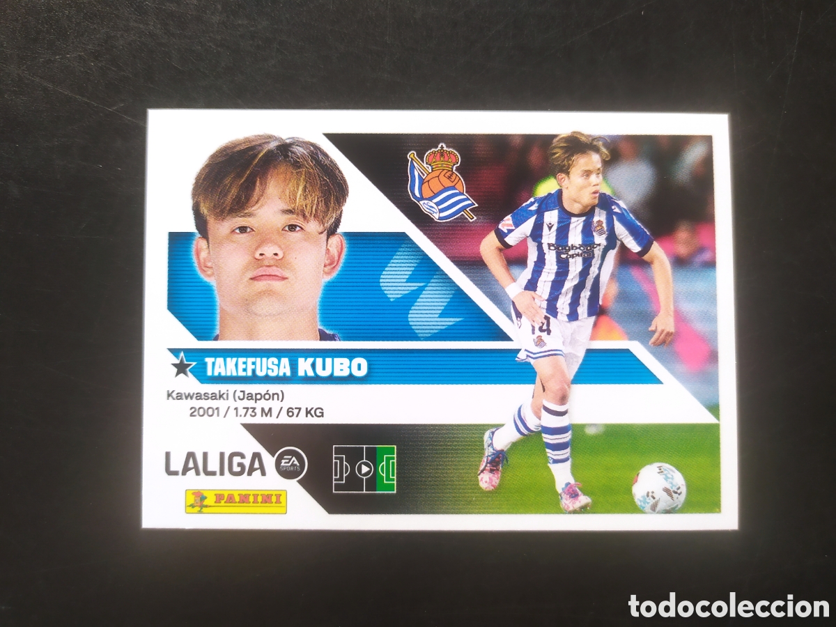 Cromos de f&uacute;tbol: Liga este 2026 2027 26 27 panini Kubo n&deg; 17 Real Sociedad
