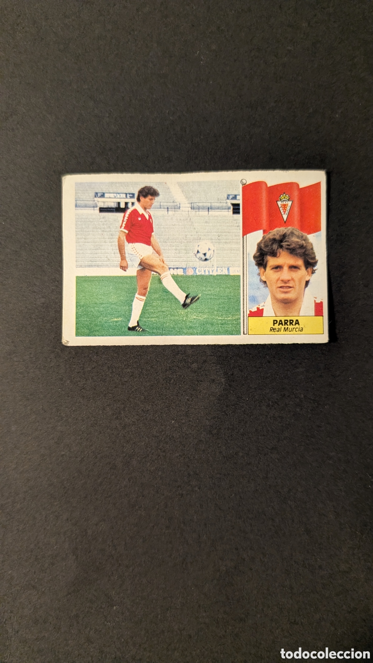 Fu&szlig;ball-Sticker: L1 PARRA MURCIA FICHAJE 1 LIGA ESTE 1986/87 86 87 DESPEGADO