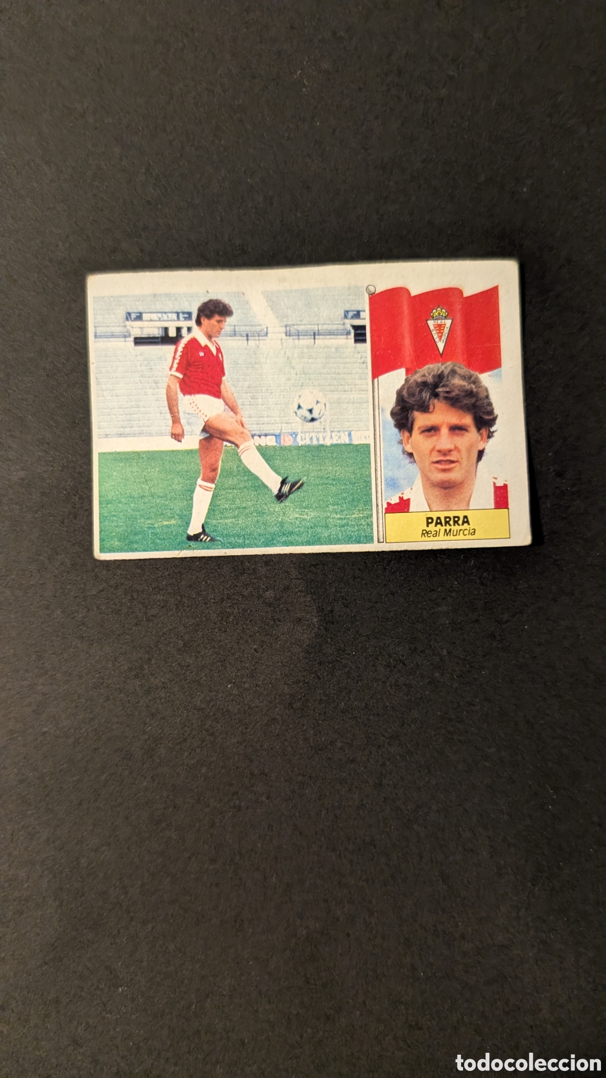 Fu&szlig;ball-Sticker: L1 PARRA MURCIA FICHAJE 1 LIGA ESTE 1986/87 86 87 DESPEGADO