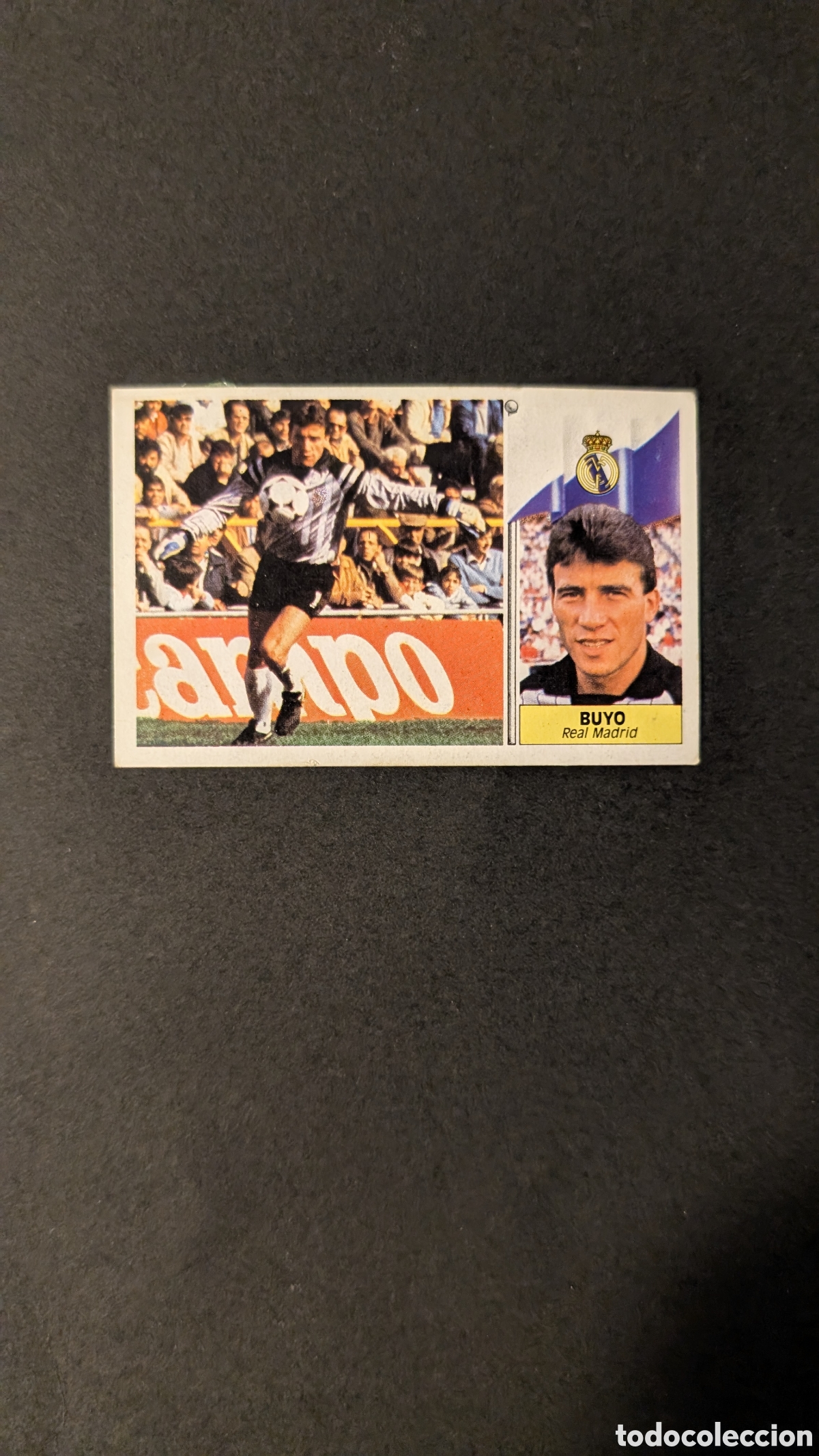 Fu&szlig;ball-Sticker: L1 BUYO REAL MADRID FICHAJE 3 LIGA ESTE 1986/87 86 87 DESPEGADO