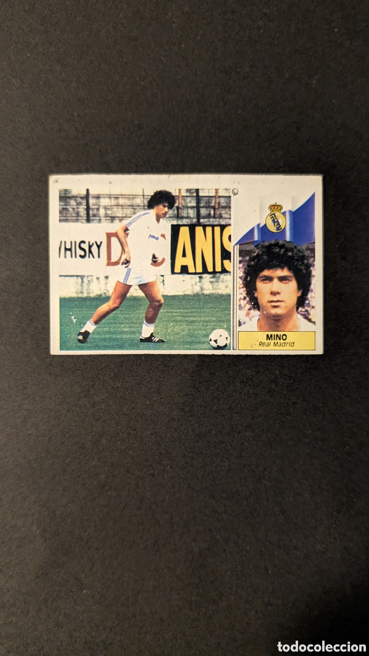 Fu&szlig;ball-Sticker: L1 MINO REAL MADRID FICHAJE 7 LIGA ESTE 1986/87 86 87 DESPEGADO
