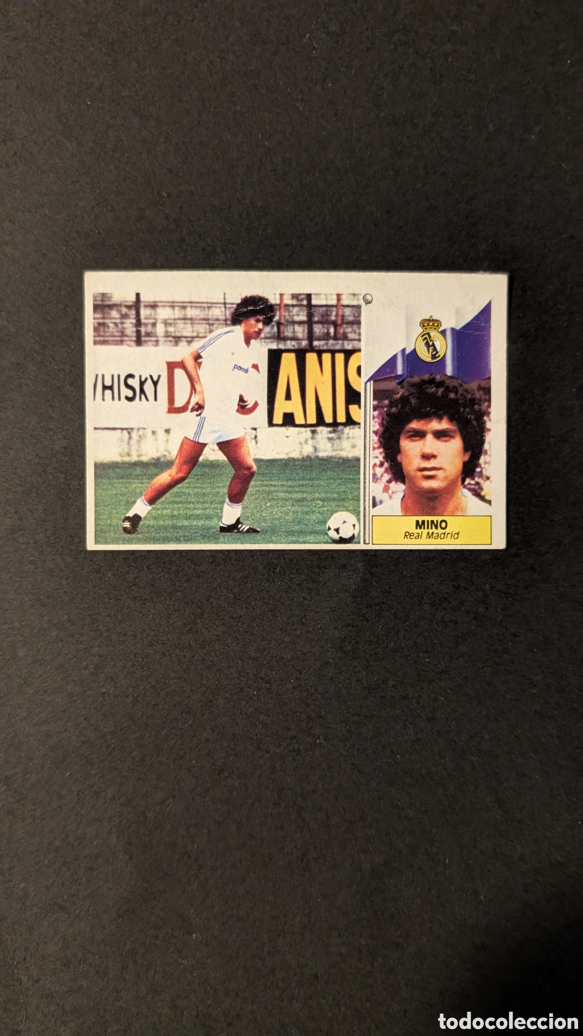 Fu&szlig;ball-Sticker: L1 MINO REAL MADRID FICHAJE 7 LIGA ESTE 1986/87 86 87 DESPEGADO