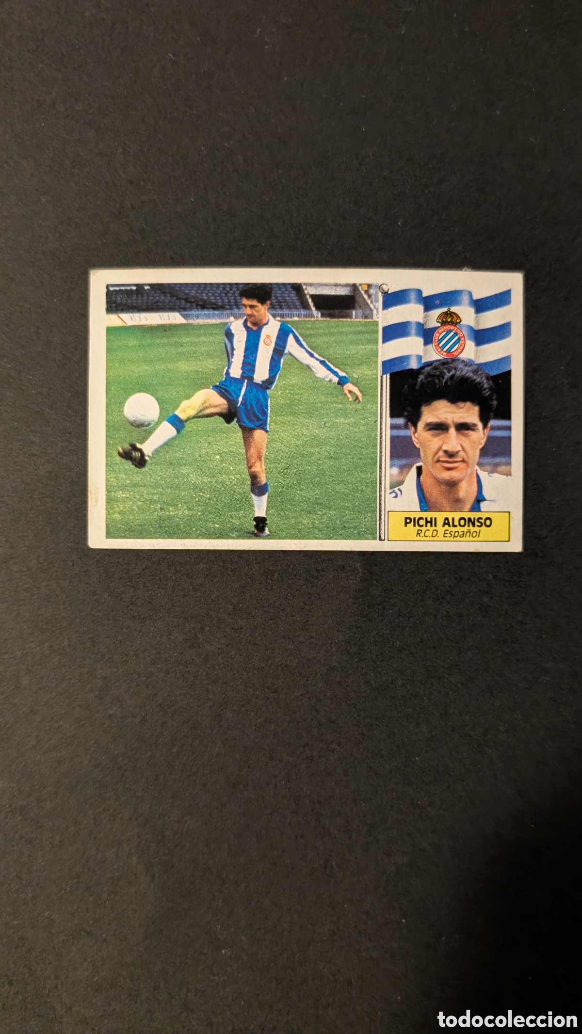 Cromos de Futebol: L1 PICHI ALONSO ESPA&Ntilde;OL FICHAJE 11 LIGA ESTE 1986/87 86 87 DESPEGADO