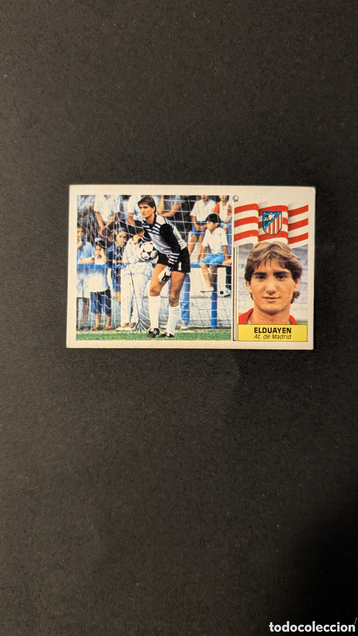Cartes &agrave; collectionner de Football: L1 ELDUAYEN ATLETICO MADRID FICHAJE 27 VERSION LIGA ESTE 1986/87 86 87 DESPEGADO