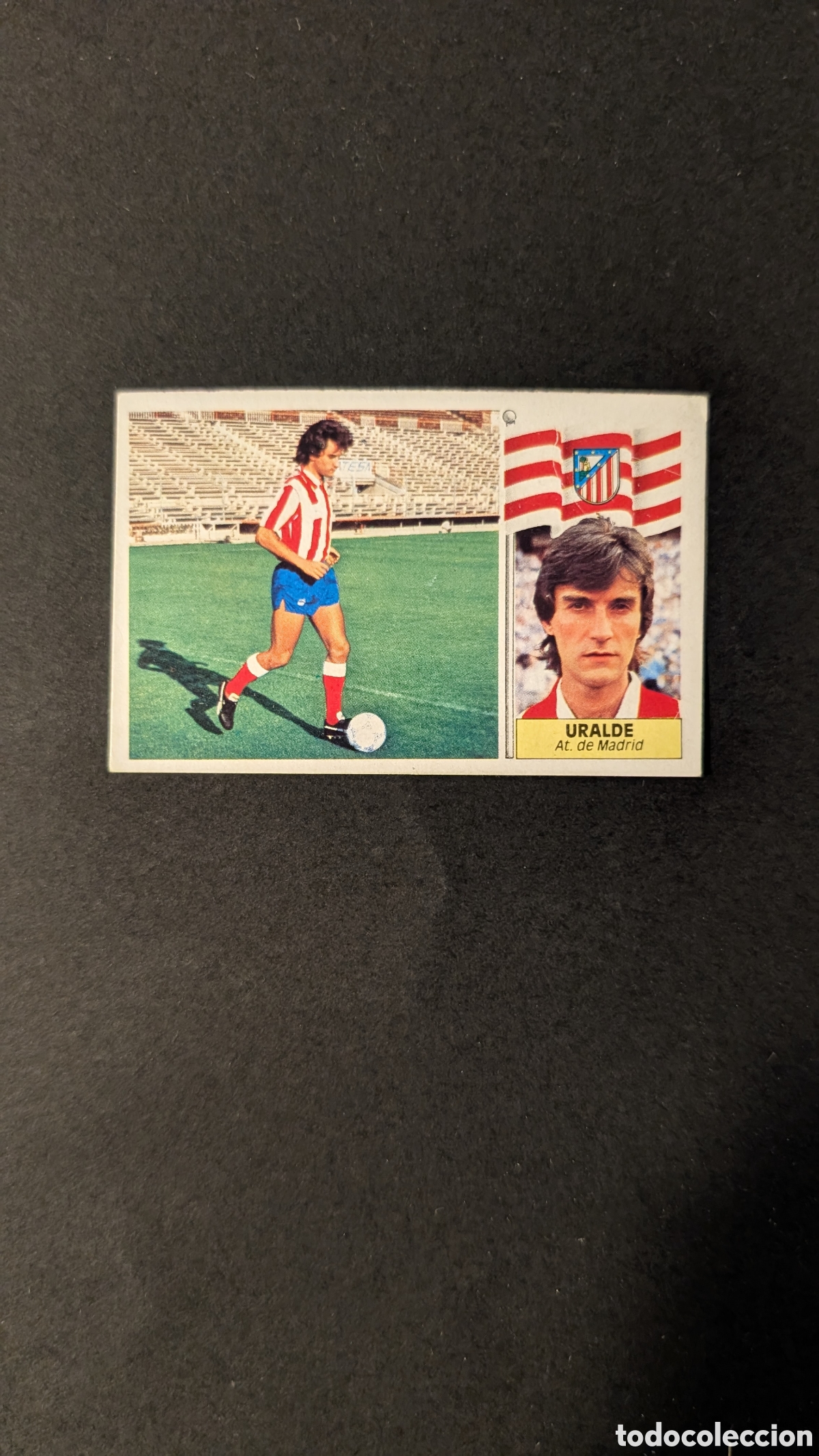 Cartes &agrave; collectionner de Football: L1 URALDE ATLETICO MADRID FICHAJE 30 LIGA ESTE 1986/87 86 87 DESPEGADO