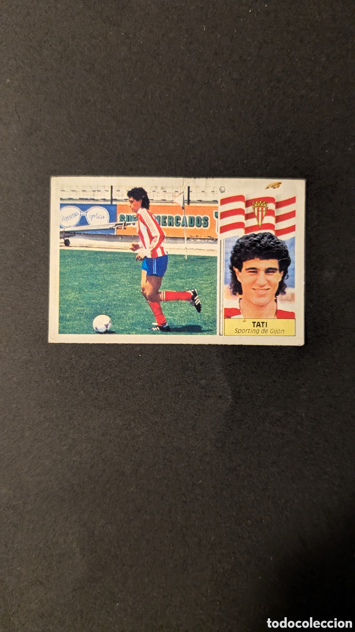 Cartes &agrave; collectionner de Football: L1 TATI SPORTING GIJON FICHAJE 31 LIGA ESTE 1986/87 86 87 DESPEGADO