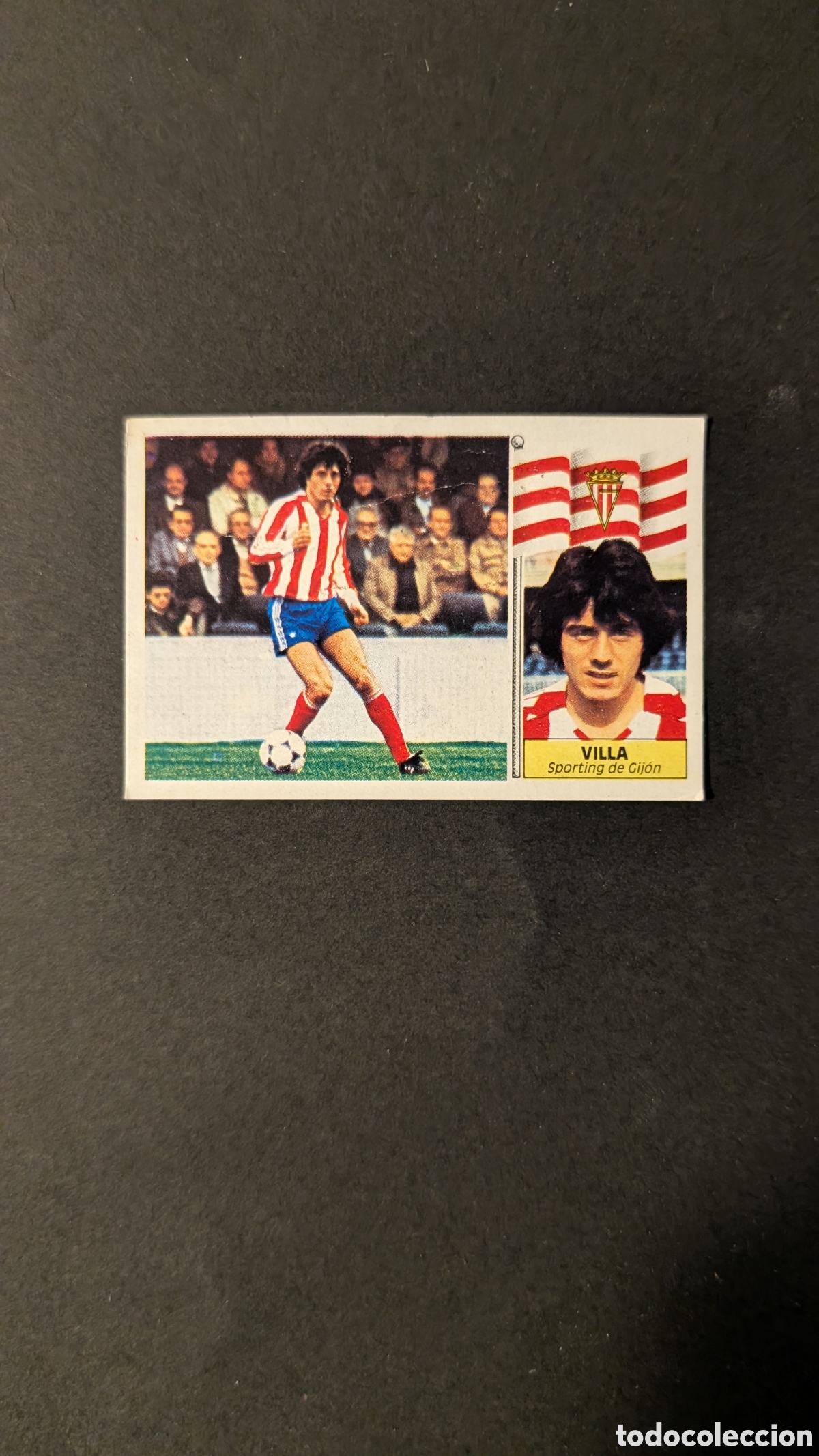 Cromos de f&uacute;tbol: L1 VILLA SPORTING GIJON COLOCA LIGA ESTE 1986/87 86 87 DESPEGADO