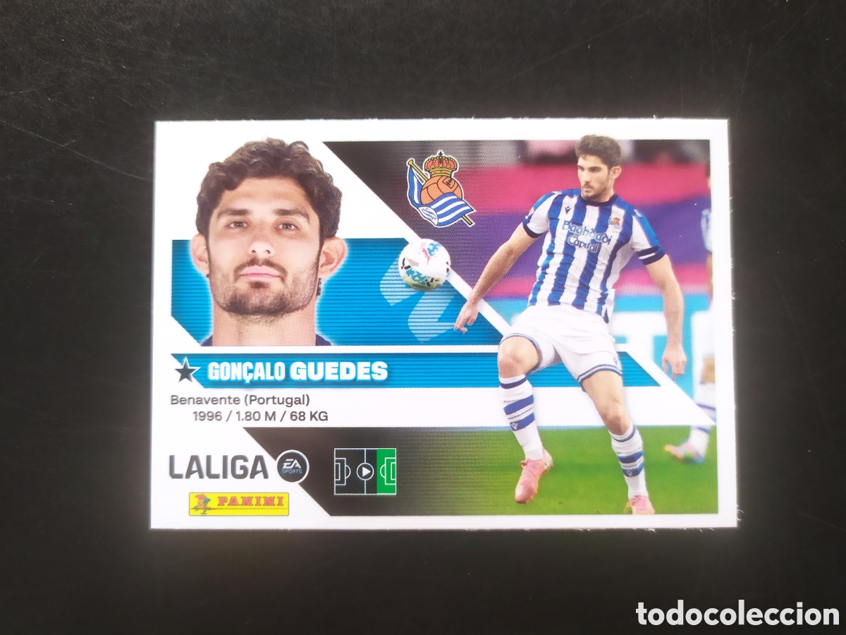 Cromos de f&uacute;tbol: Liga este 2026 2027 26 27 panini Guedes n&deg; 18 Real Sociedad