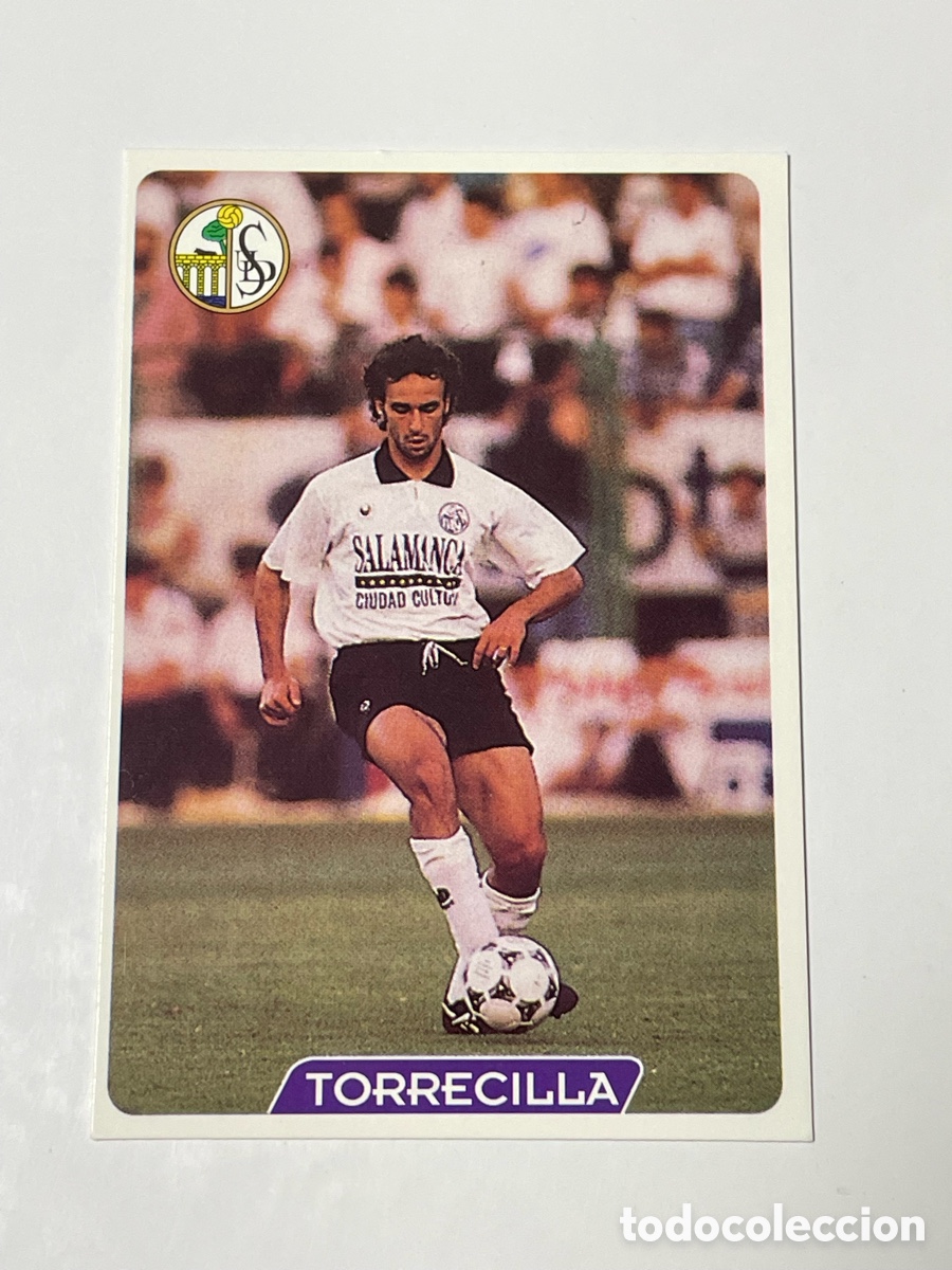 Cromos de f&uacute;tbol: Miguel Torrecilla Salamanca Mundicromo 95/96 #385