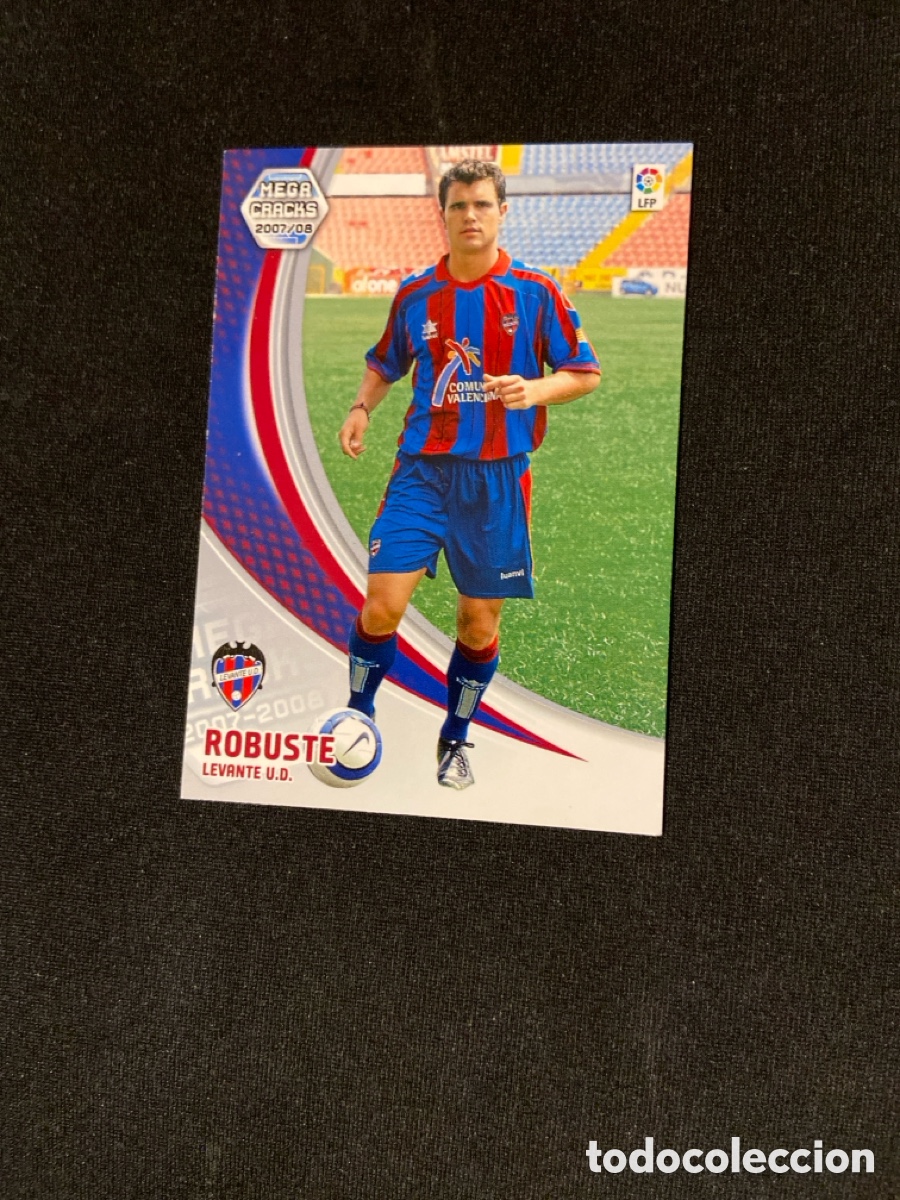 Cromos de f&uacute;tbol: ROBUSTE 149 BIS (LEVANTE) PANINI MEGACRACKS 2007-2008 07 08 CROMO CARTA M-3 - Foto 1