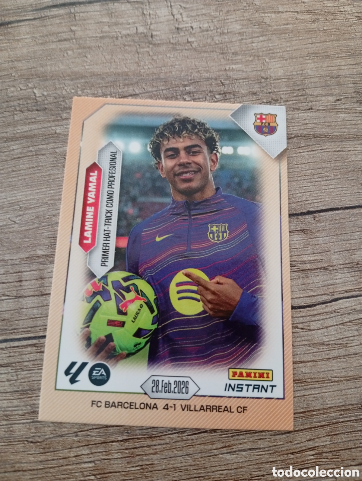 Cromos de f&uacute;tbol: Lam&iacute;ne yamal Panini instant 2026