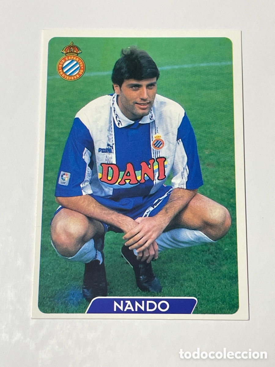 Cromos de f&uacute;tbol: Nando Espanyol Mundicromo 95/96 #98