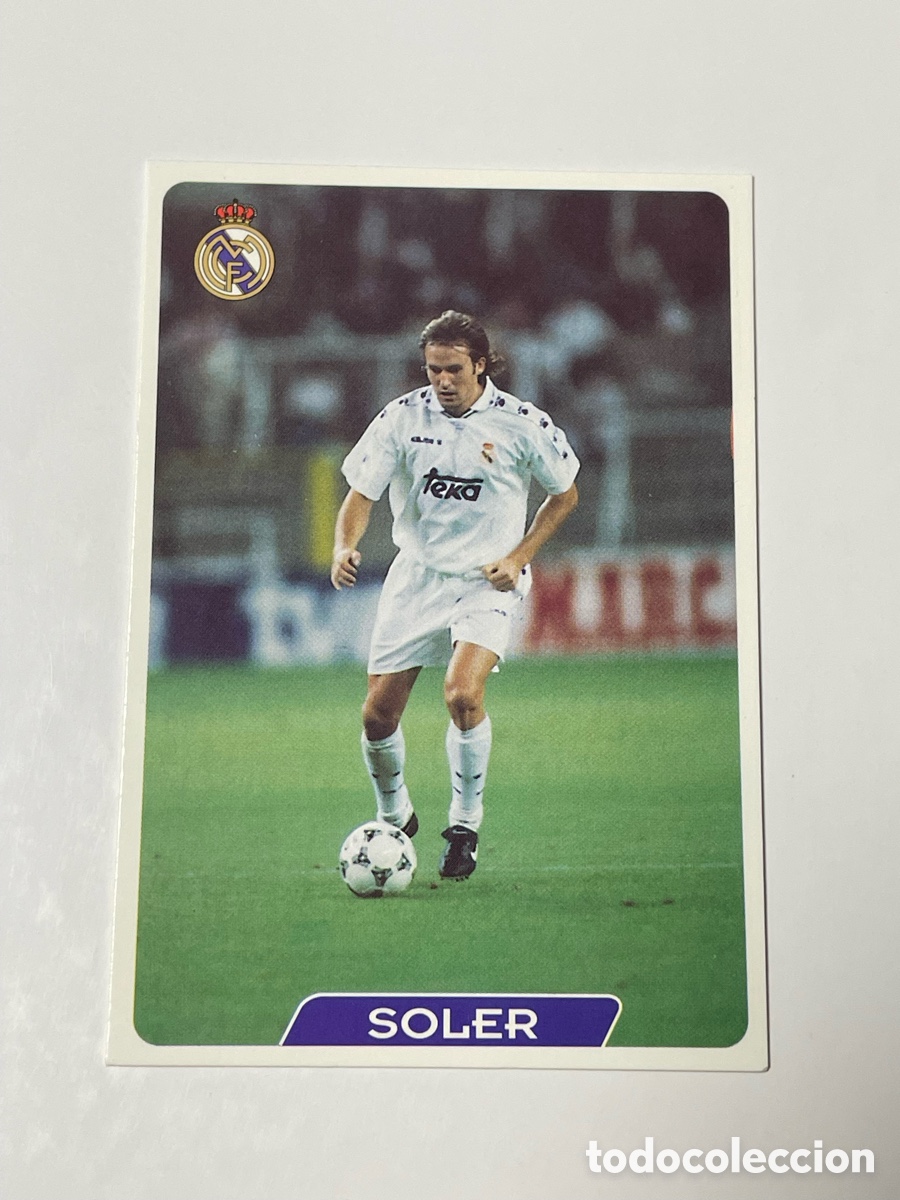 Cromos de f&uacute;tbol: Miquel Soler Real Madrid Mundicromo 95/96 #5