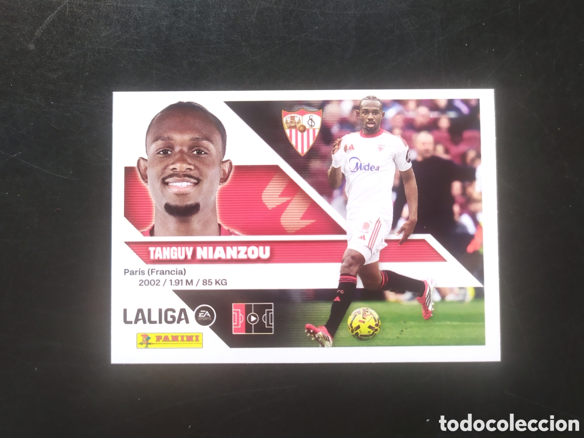 Cromos de f&uacute;tbol: Liga este 2026 2027 26 27 panini Nianzou n&deg; 8 Sevilla