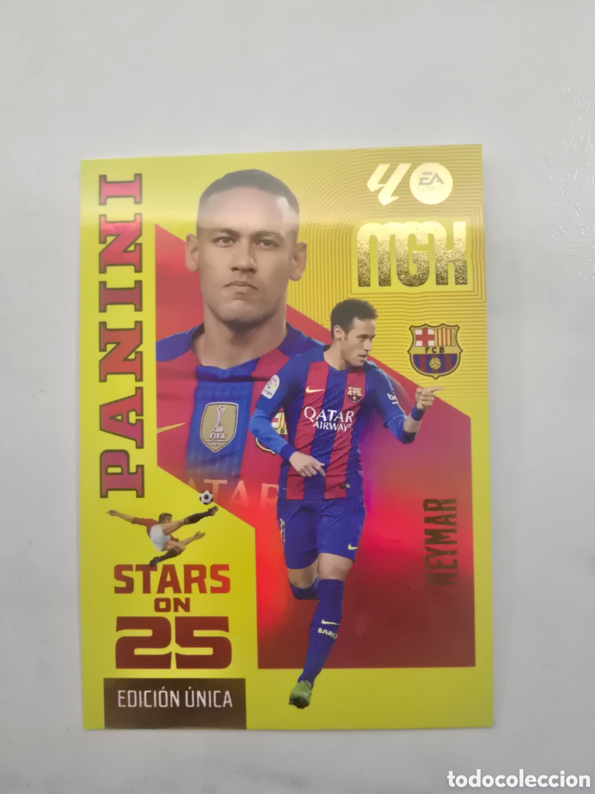 Cromos de f&uacute;tbol: MEGACRACKS 2026 2027 NUEVO - STARS ON 25 N&ordm; 446 NEYMAR FC BARCELONA