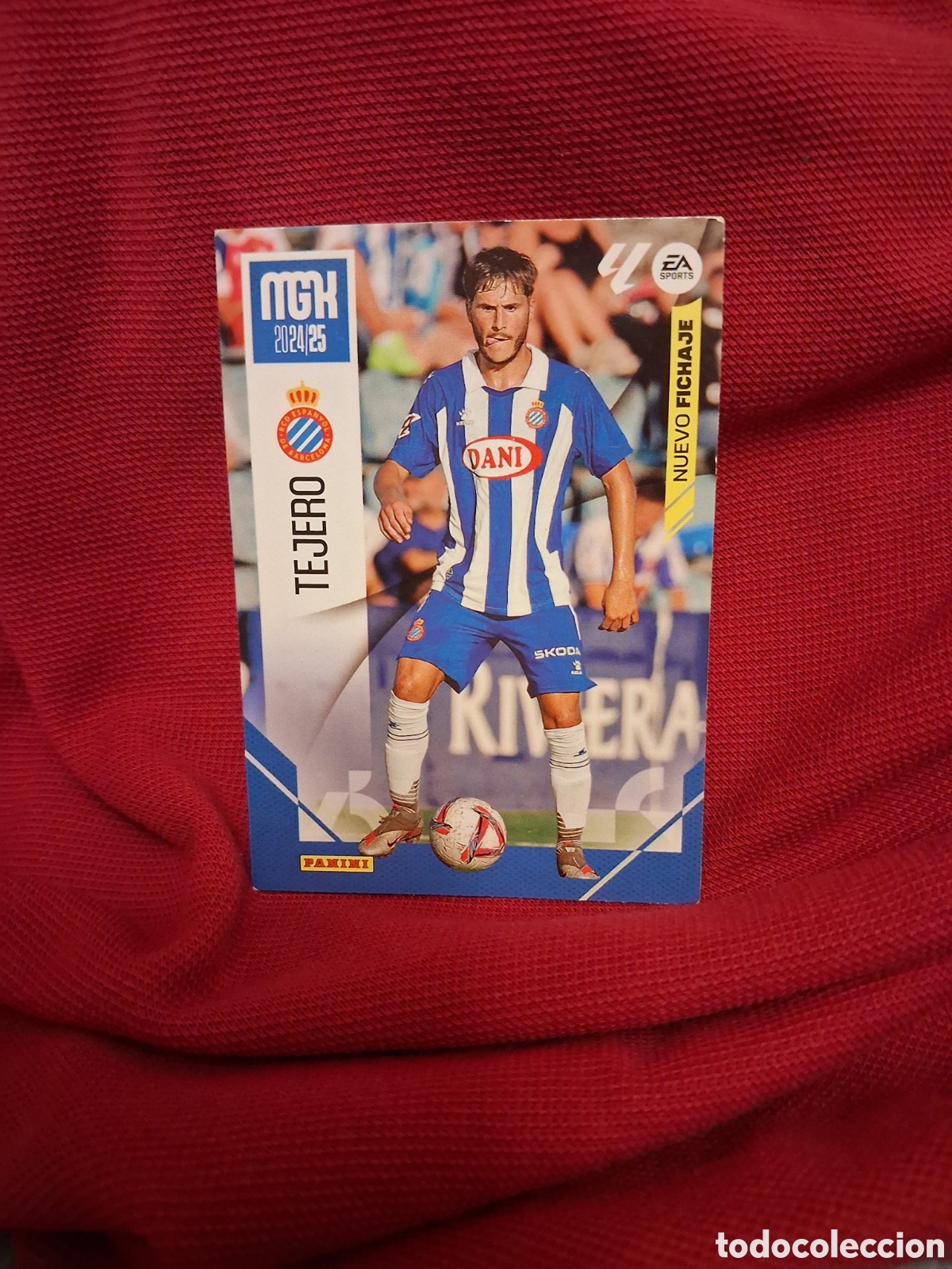 Cromos de f&uacute;tbol: Tejero nuevo fichaje n&uacute;mero 442 del Espa&ntilde;ol Megacracks 24-25 2024-2025