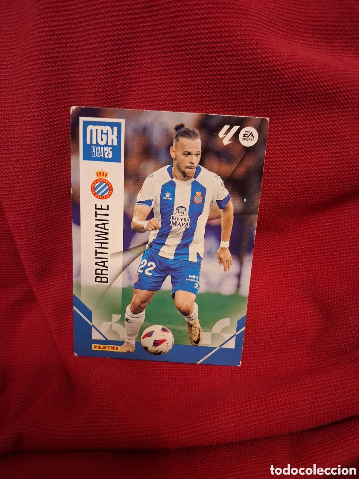 Cromos de f&uacute;tbol: 143 BRAITHWAITE ESPANYOL ESPA&Ntilde;OL CROMOS LIGA ESTE FUTBOL PANINI 2024 2025 24 25