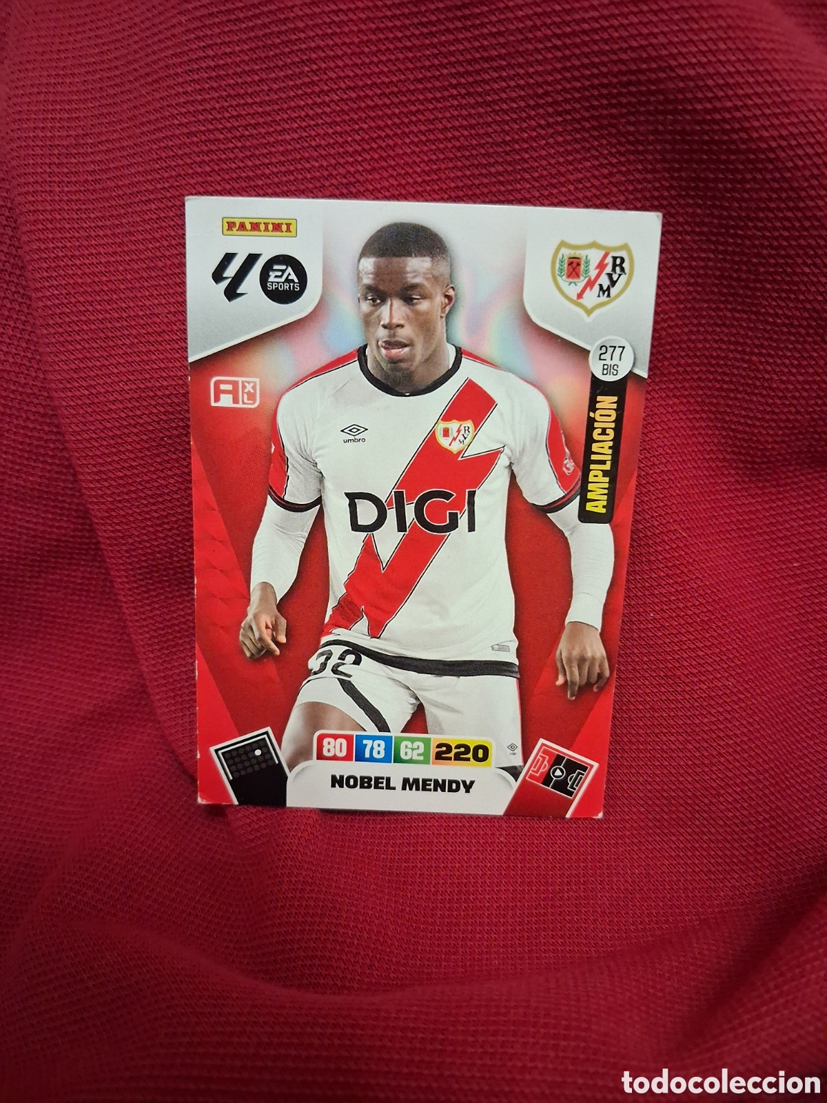 Cromos de f&uacute;tbol: PANINI ADRENALYN 25/26 2025/2026 #277 BIS NOBEL MENDY (RAYO VALLECANO)