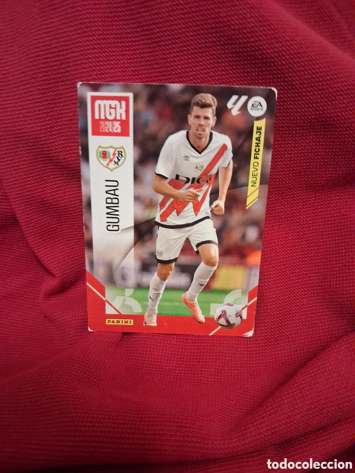 Cromos de f&uacute;tbol: 456 - GUMBAU. RAYO VALLECANO NUEVO FICHAJE MEGACRACKS 2024-2025