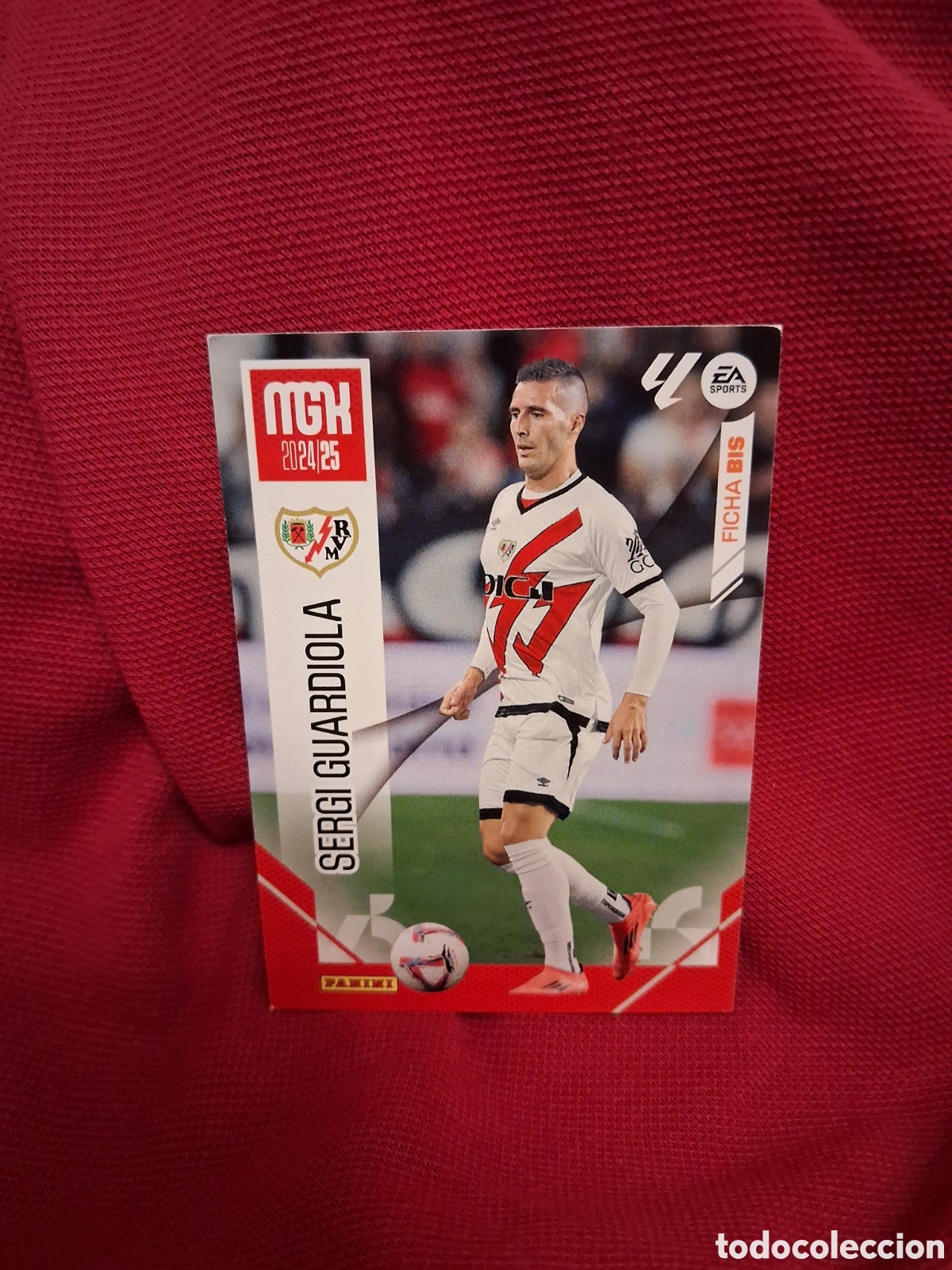Cromos de f&uacute;tbol: 286 BIS SERGI GUARDIOLA RAYO VALLECANO MEGACRACKS 2024 2025 MGK 24 25 LIGA PANINI