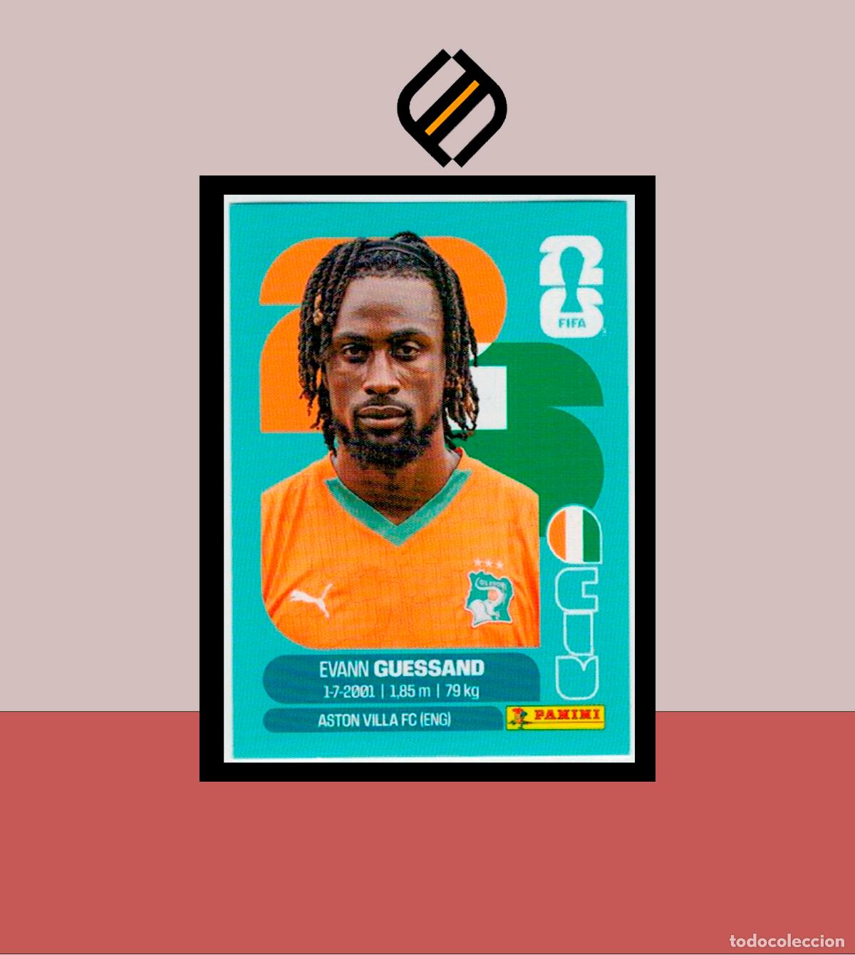 Cromos de f&uacute;tbol: PANINI FIFA CLUB WORLD CUP 2026 CIV 19 EVANN GUESSAND COSTA DE MARFIL STICKER MUNDIAL MEX CAN USA