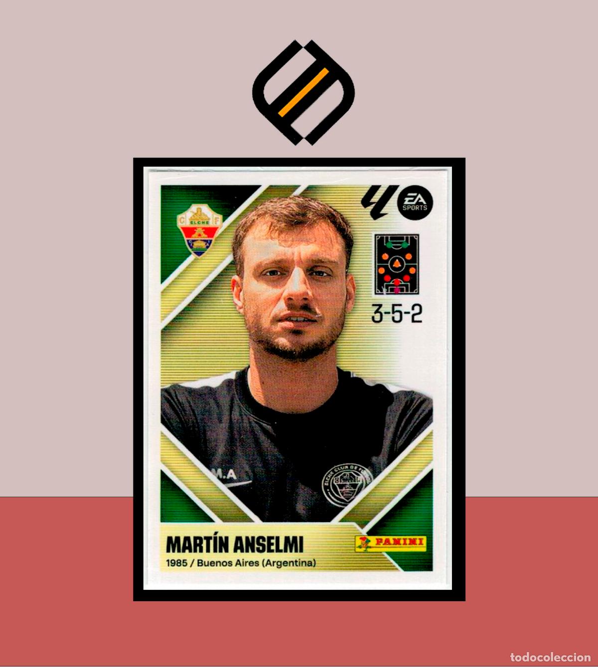 Cromos de f&uacute;tbol: LIGA ESTE 2026 2027 26 27 PANINI 2 ENTRENADOR MART&Iacute;N ANSELMI ELCHE 2 &ordf; EDICI&Oacute;N STICKER COLECCI&Oacute;N