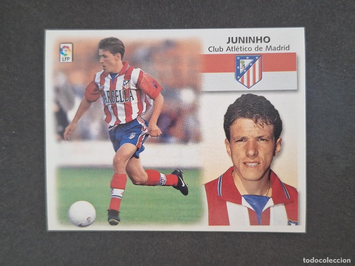 Figurine di Calcio: L5 JUNINHO ATLETICO DE MADRID LIGA ESTE 1999 2000 99 00 NUNCA PEGADO SIN PEGAR