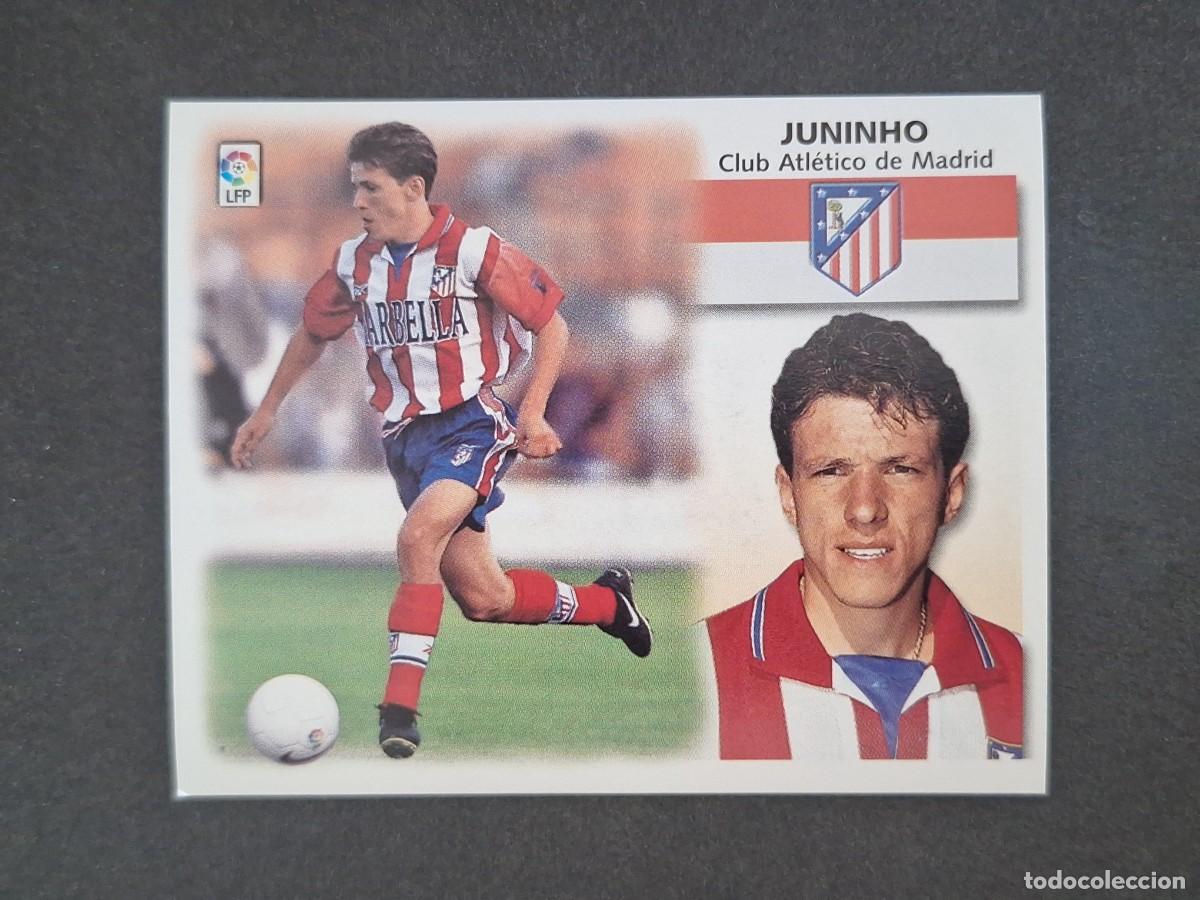 Figurine di Calcio: L5 JUNINHO ATLETICO DE MADRID LIGA ESTE 1999 2000 99 00 NUNCA PEGADO SIN PEGAR