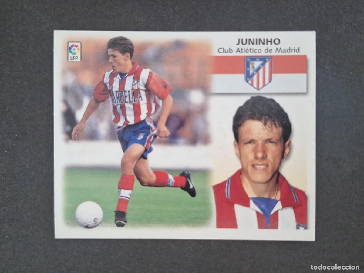 Figurine di Calcio: L5 JUNINHO ATLETICO DE MADRID LIGA ESTE 1999 2000 99 00 NUNCA PEGADO SIN PEGAR